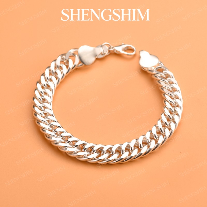 Lobster Clasp Silver - SHENGSHIM, pulsera de cadena de serpiente