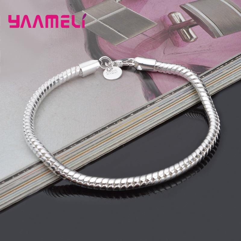 Pulsera Clásica de Plata de Le - Lobster Clasp Silver reseña y precio
