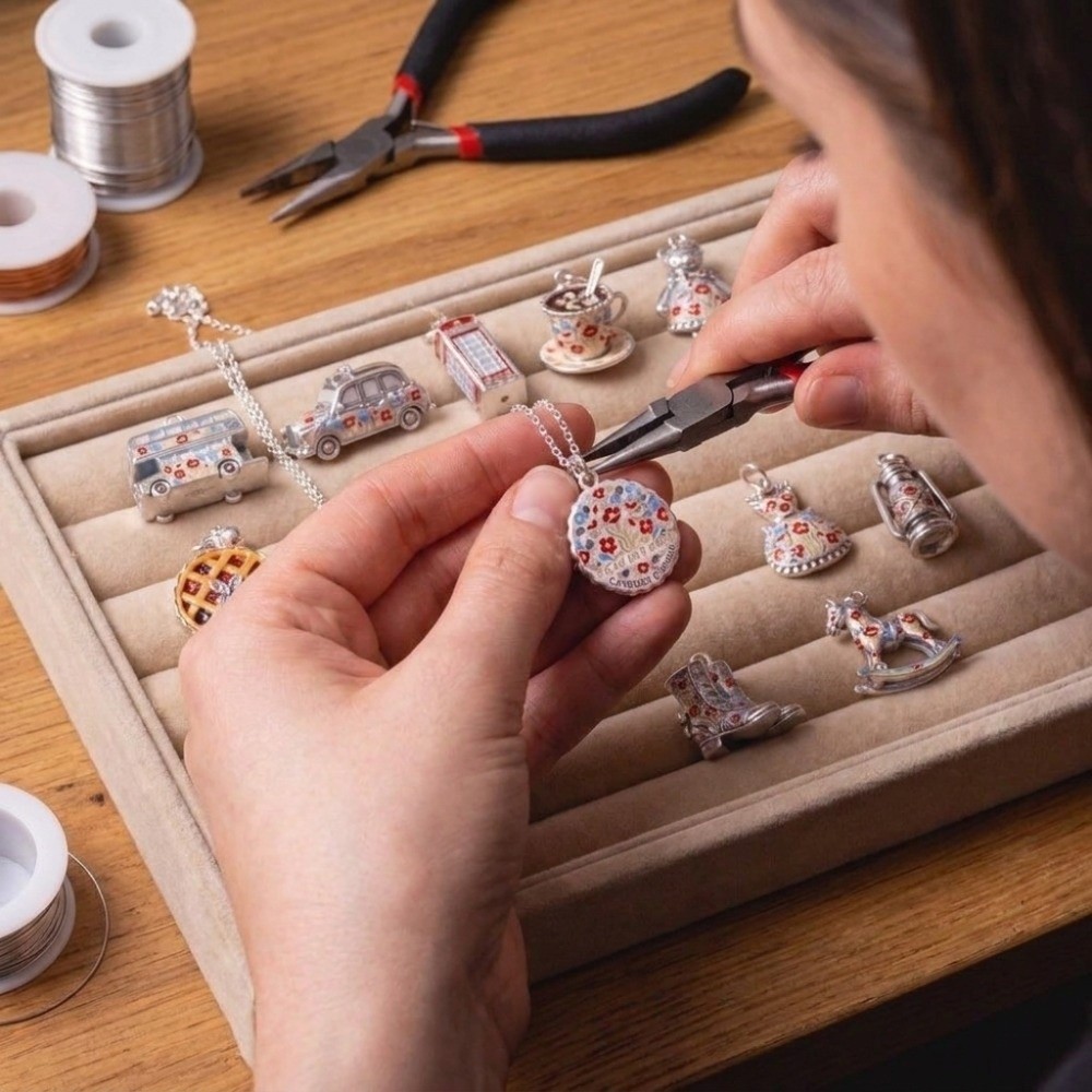 Adorables colgantes de acero i - Jewelry Making London reseña y precio