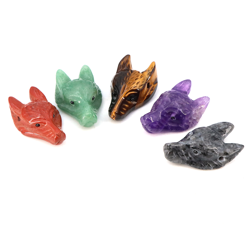 Colgante de piedra con cabeza  - Jewelry Making Gemstones reseña y precio