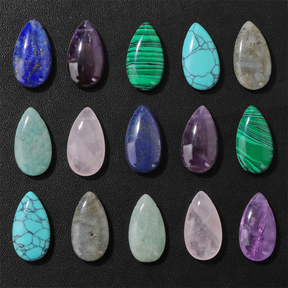 Colgante de piedra natural en  - Jewelry Making Gemstones reseña y precio